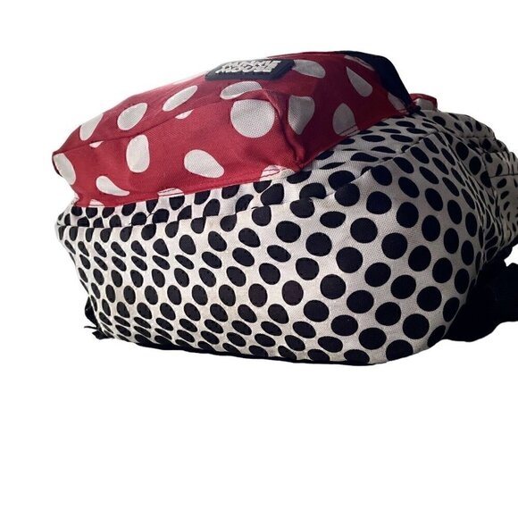 Disney Loungefly Minnie Mouse Polka Dot Bow Backpack Red White Black Girls Women - Picture 3 of 15